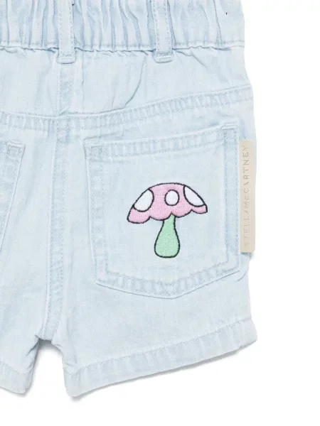Szorty jeansowe dziecięce Stella Mccartney niebieskie
