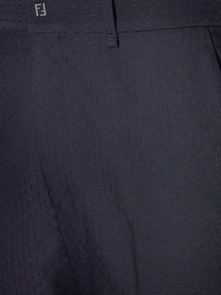 Pantaloni Fendi albastru