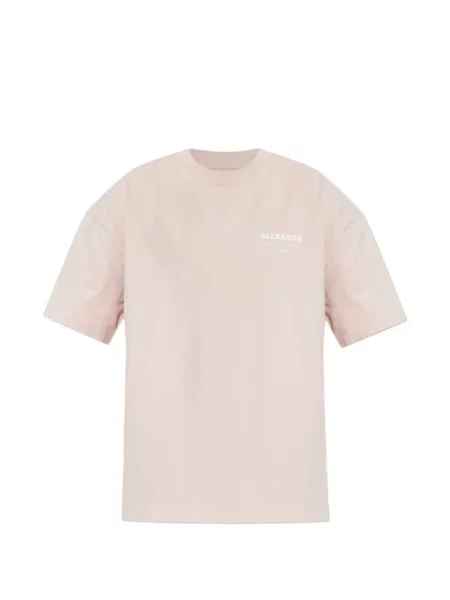 Tricou Allsaints cu imagine roz