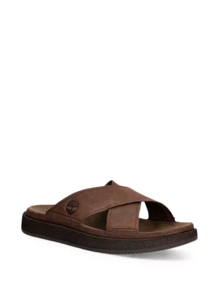Sandale Timberland din piele cu bretele maro