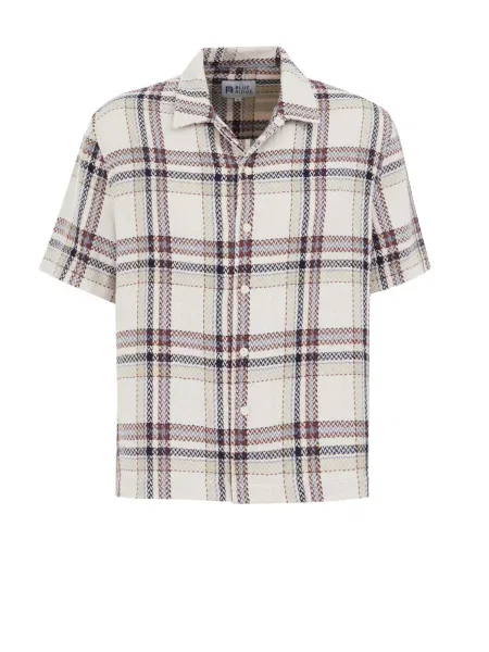 WE Fashion Košile / hnědý melír béžová