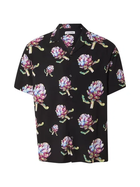 JACK & JONES Cămașă JJLEMON azur / oliv / lila negru