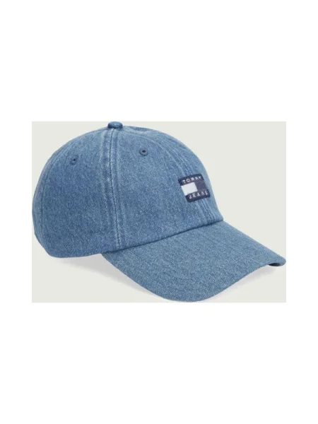 Tommy Jeans Șapcă TJM HERITAGE OVER DYED DENIM CAP denim albastru