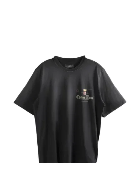 Tricou Amiri cu imagine negru