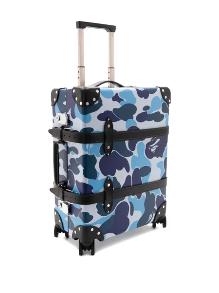 Valiză A Bathing Ape® cu model camuflaj albastru