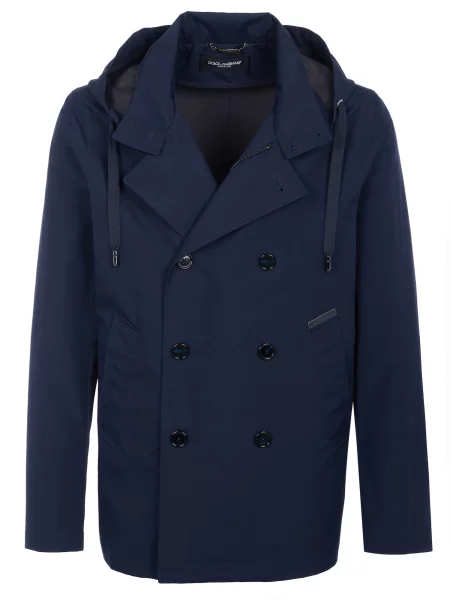 DOLCE & GABBANA Outdoorová bunda Dolce & Gabbana Jacke námornícka modrá
