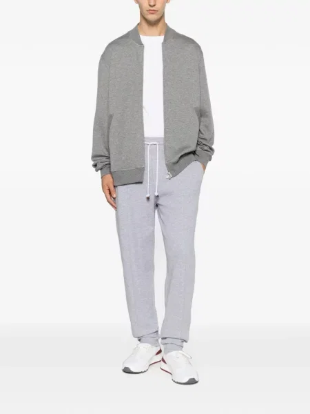Pulover Brunello Cucinelli gri