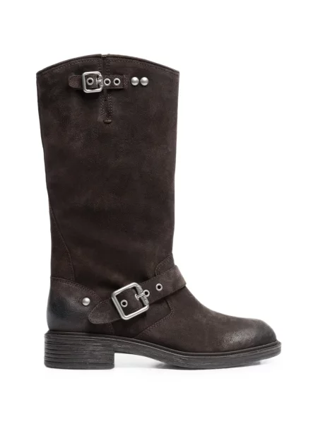 Botine Ash cu cataramă maro