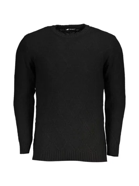 Pulover U.s. Grand tricotate cu decolteu rotund negru