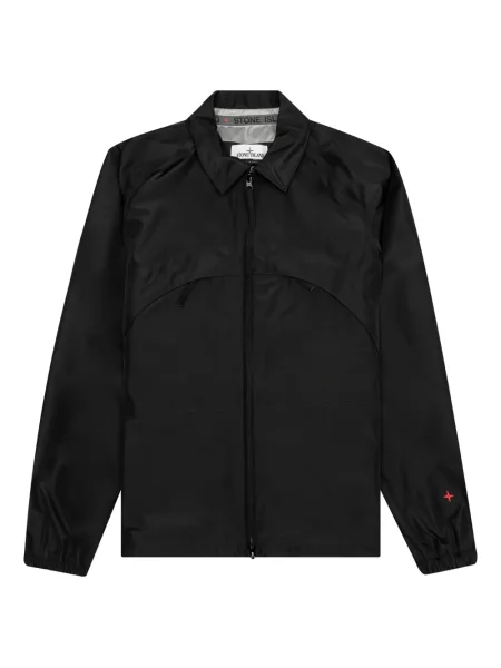 Bunda Stone Island s výšivkou černá