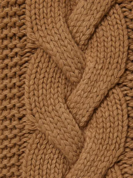 Cardigan La Doublej tricotate lung maro