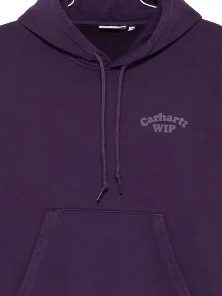 Hanorac cu glugă Carhartt Wip cu imagine violet