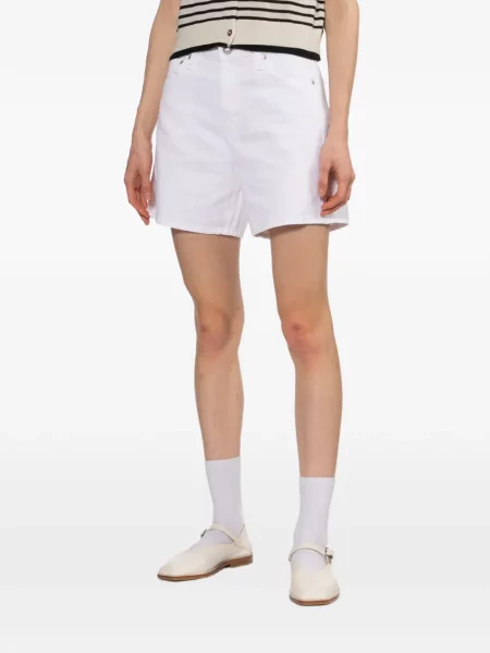 Szorty jeansowe Rag & Bone białe