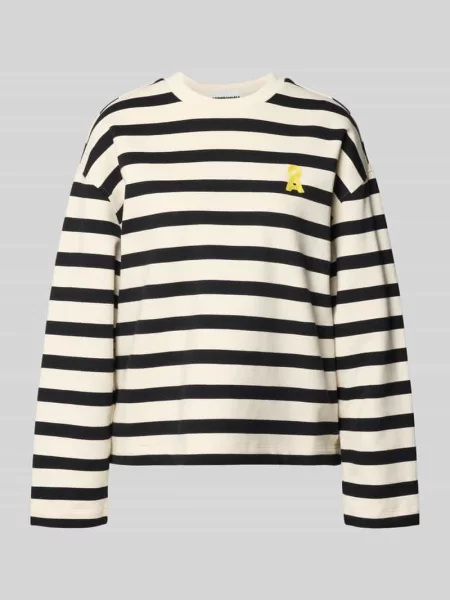 Bluza o kroju oversized z czystej bawełny model FRANKAA BOLD' Armedangels czarna