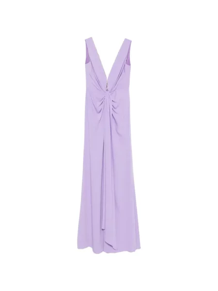 Rochie Nicole Miller drapată violet