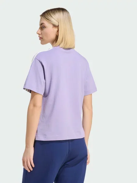Футболка adidas 3 Stripes фіолетовий
