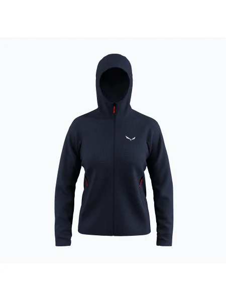 Bluză de trekking pentru bărbați Salewa Puez Rocca Polarlite Hood navy blazer albastru închis