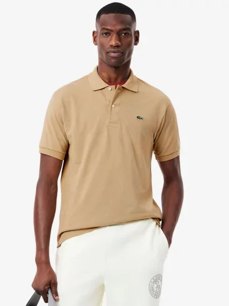 Поло Lacoste коричневе