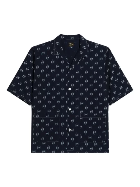Krátká košile Needles modrá