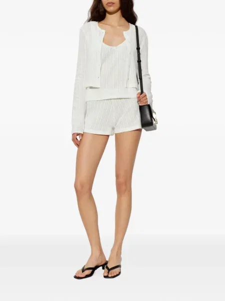 Cardigan Munthe tricotate alb
