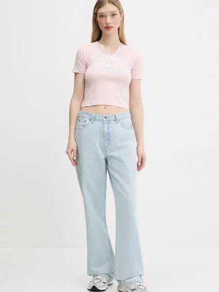 Футболка Guess Jeans рожевий