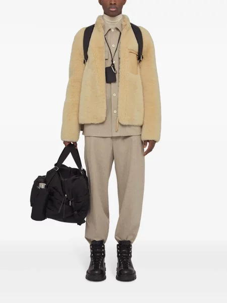 Długa koszula Jil Sander flanelowa