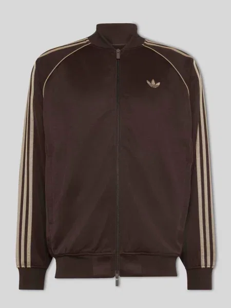 Bluza rozpinana o kroju relaxed fit z zamkiem błyskawicznym dwustronnym Adidas Originals