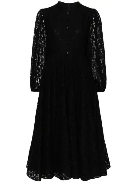 Rochie maxi Ana Radu din dantelă de costum negru