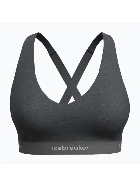 Icebreaker Merino Cool-Lite Sprite Racerback Thermo melltartó gritstone heather. Méret: L szürke