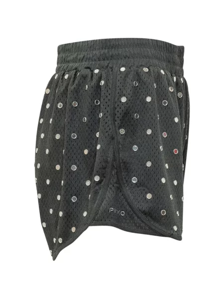 Pantaloni scurți Pinko plasă negru