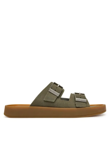 Saboți Calvin Klein verde