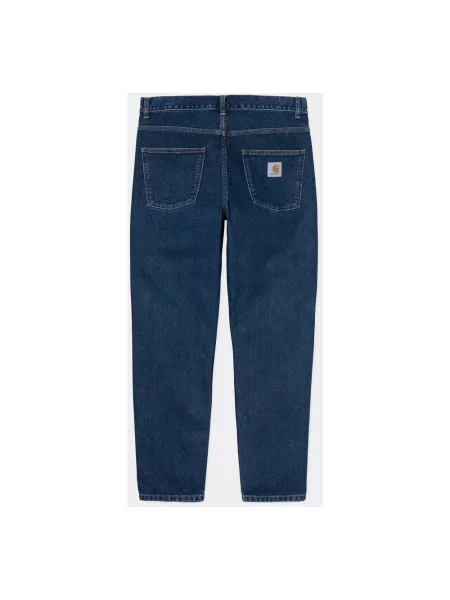 Jeansy Carhartt Wip klasyczne z 5 kieszeniami niebieskie