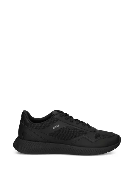 Sneakerși Boss plasă negru