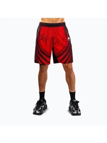Pantaloni scurți de antrenament pentru bărbați Venum Galactic Training red/silver roșu