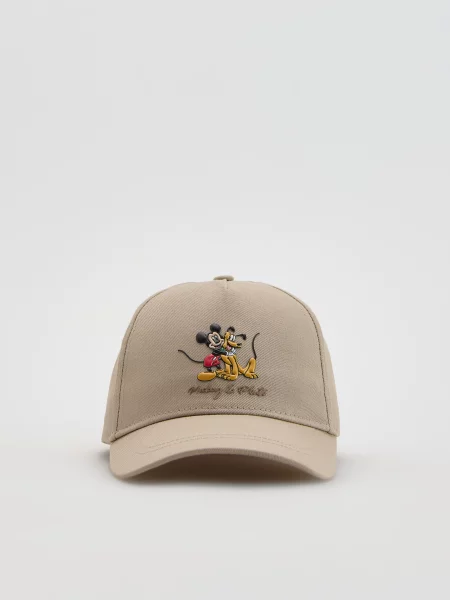 Reserved Kšiltovka Mickey Mouse olivová