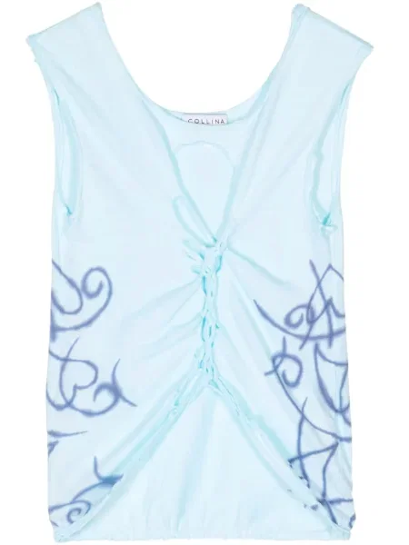 Top Collina Strada niebieski