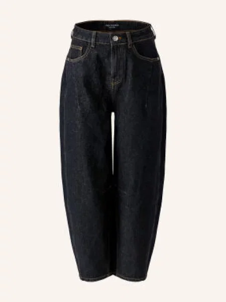 Oui Barrel Džíny darkgrey denim