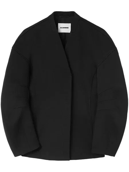 Geacă Jil Sander de lână negru