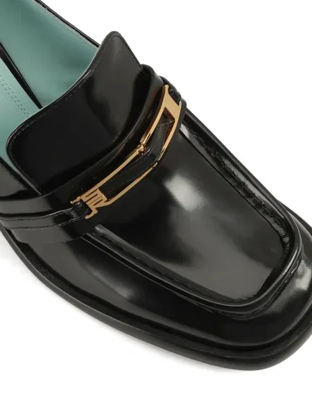 Pantofi loafer Sergio Rossi din piele negru