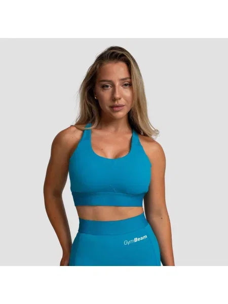 Biustonosz sportowy regulowany Limitless niebieski