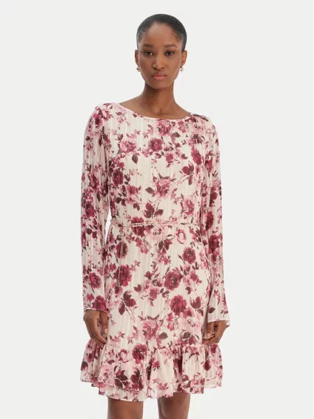 Guess Повсякденна сукня бежевий