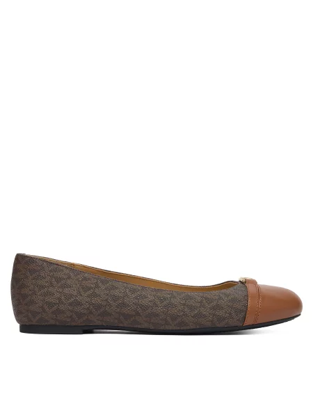 MICHAEL Michael Kors Balerinke Mandy Flat rjava
