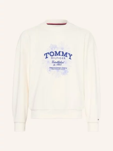 Tommy Hilfiger Mikina / tmavě modrá bílá