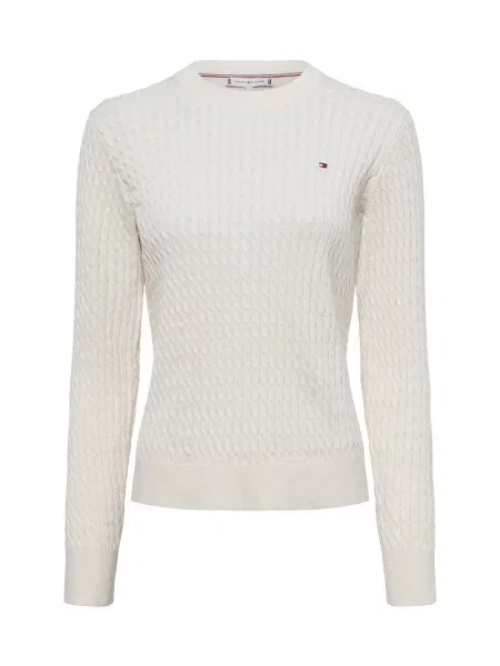 Tommy Hilfiger Sweter Écru beżowy