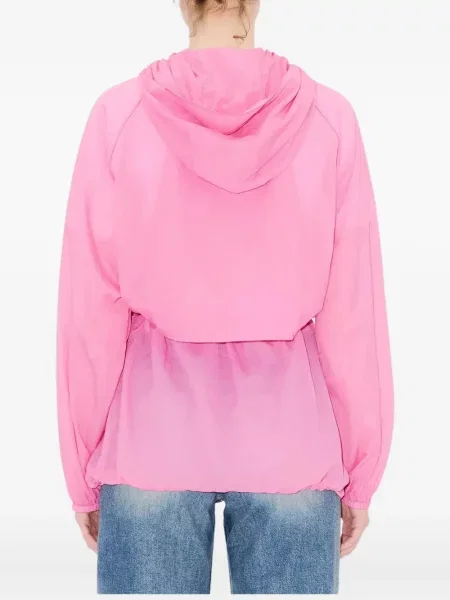 Geacă de vânt Kenzo cu glugă roz