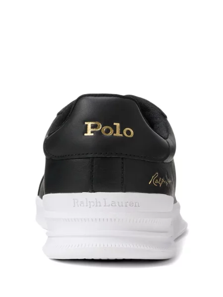 Gulerat șosete Polo Ralph Lauren de lână cu dungi negru