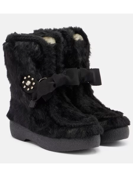 Cizme scurte Valentino Garavani negru