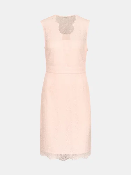 Osłona sukienka ołówkowa Orsay koronkowa różowa