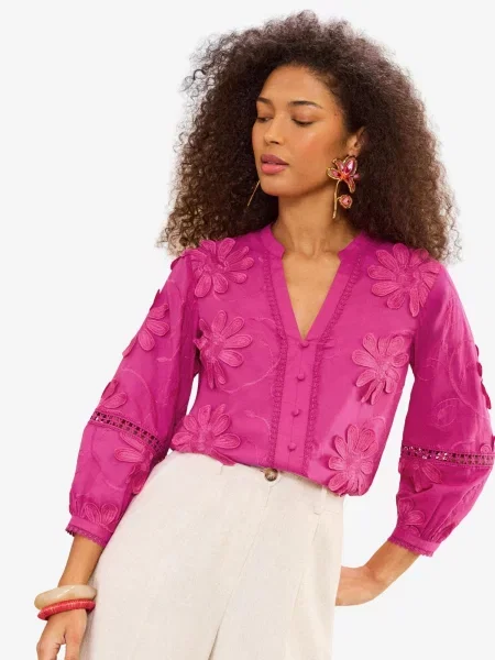 Love & roses Bluză roz