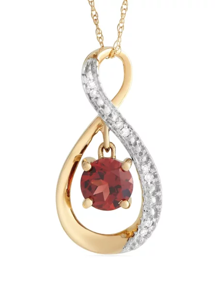 Colier Lb Exclusive cu garnet galben